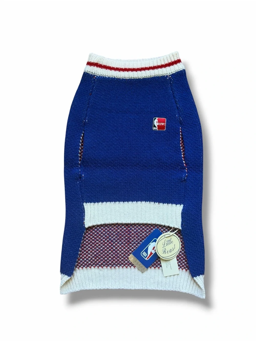 Little Beast NBA Philadelphia Sixers Dog Sweater